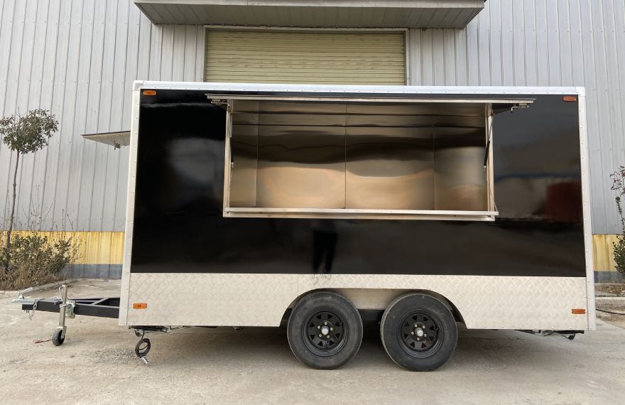 custom fast food trailer for sale